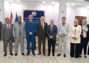 جامعة أسوان تستقبل قيادات التدريب بالمجلس الأعلى للجامعات 26 - جريدة المساء جامعة أسوان تستقبل قيادات التدريب بالمجلس الأعلى للجامعات 25 - جريدة المساء