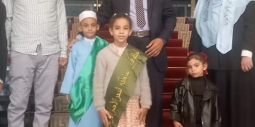 الطفلان محمد محمود وحنين أحمد يحصدان المركز الثاني بــ«الأزهري الصغير» 1 - جريدة المساء