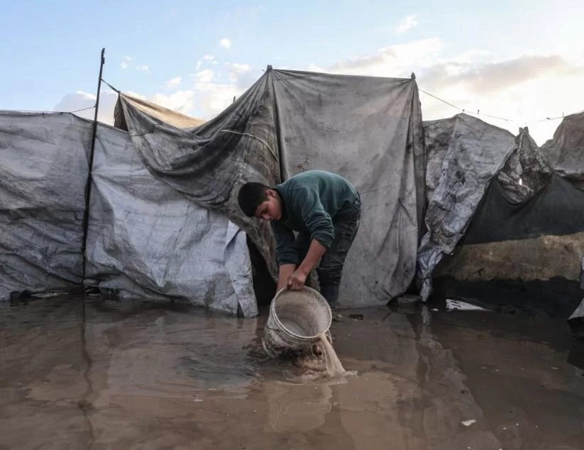 ويلات شتاء غزة