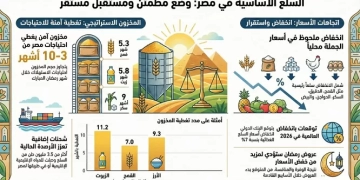 تقرير اتحاد الغرف التجارية: احتياطي السكر يكفي ٩ أشهر والزيوت ٦ أشهر والقمح ٥.٣