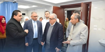 رئيس هيئة التأمين الصحي يتفقد عمليات التطوير وتشغيل مبني طوارئ مستشفي 6 أكتوبر 1 - جريدة المساء