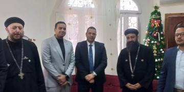رئيس جهاز مدينة السادات يشارك الأقباط فرحتهم بعيد الميلاد المجيد 1 - جريدة المساء