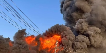 إصابة 16 باختناق فى حريق مخزن سنتريس.. بأشمون 1 - جريدة المساء