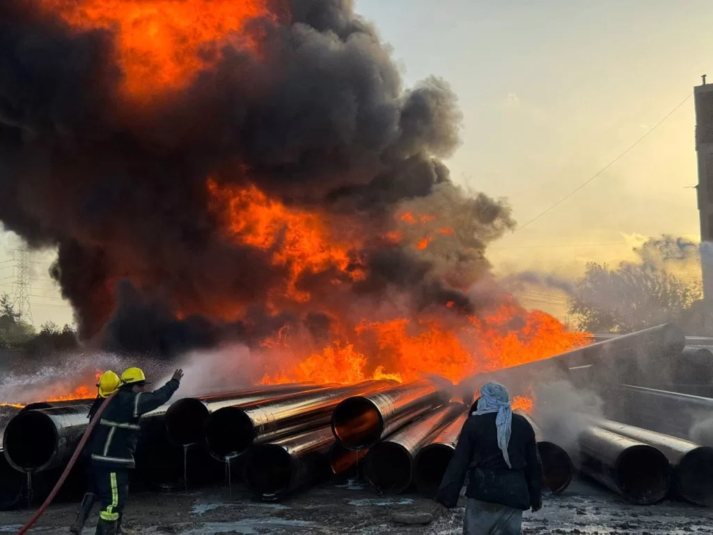 إطفاء حريق سنتريس بعد "5 ساعات" من اندلاعه 37 - جريدة المساء