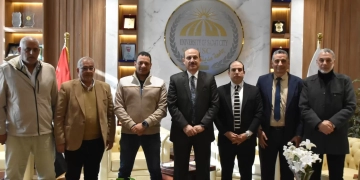 جامعة السادات وجهاز تنمية المدينة يبحثان تعزيز التعاون العلمي والبيئي 1 - جريدة المساء