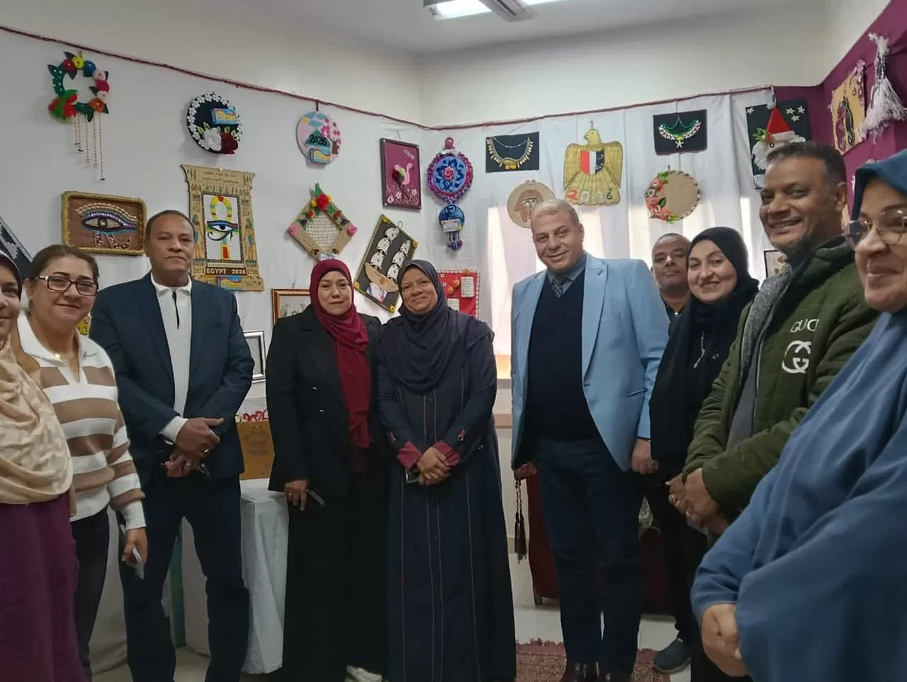 افتتاح معرض نتائج الاقتصاد المنزلي للعام الميلادي الجديد 2026 بتعليم قنا 27 - جريدة المساء