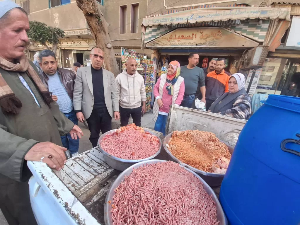 ضبط ربع طن لحوم مفرومة وفراخ فاسدة ببركة السبع 29 - جريدة المساء