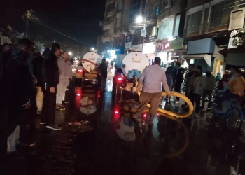 لا إصابات فى حريق منافذ بيع جهاز «مستقبل مصر» بمنوف 23 - جريدة المساء