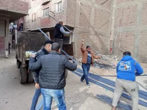 بالصور.. إزالة 11 حالة تعد بالبناء المخالف ب4 مناطق بمدينة أوسيم 43 - جريدة المساء