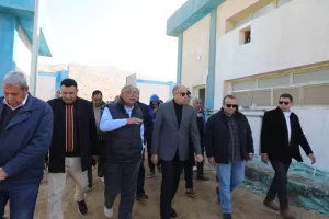 محافظ المنيا يتفقد محطة مياه الشيخ تمي بأبوقرقاص 23 - جريدة المساء