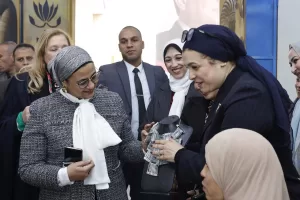 المستشارة أمل عمار تشهد افتتاح مركز ميدوم لتنمية المهارات التراثية 32 - جريدة المساء