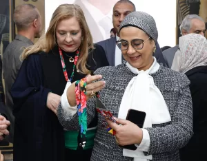 المستشارة أمل عمار تشهد افتتاح مركز ميدوم لتنمية المهارات التراثية 22 - جريدة المساء