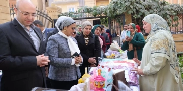 أمل عمار تشيد بمشروع تحويشة خلال زيارتها فرع القومي للمرأة ببني سويف - 1 - جريدة المساء