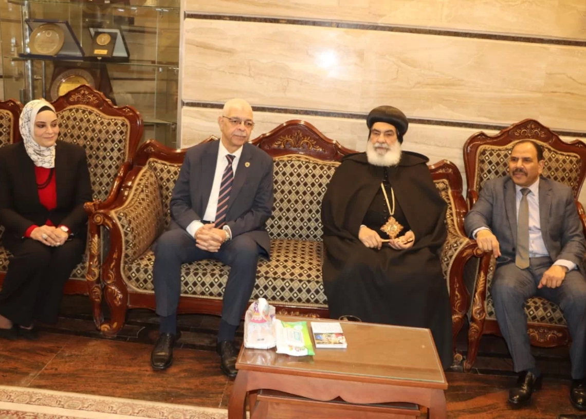 رئيس جامعة المنوفية يهنئ الأقباط بعيد الميلاد المجيد 18 - جريدة المساء