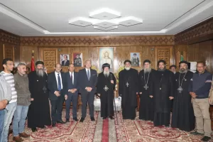 نائب محافظ الجيزة يزور مطرانية الأقباط الأرثوذكس بطموة للتهنئة بعيد الميلاد 79 - جريدة المساء