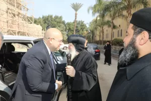 نائب محافظ الجيزة يزور مطرانية الأقباط الأرثوذكس بطموة للتهنئة بعيد الميلاد 65 - جريدة المساء