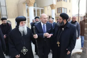 نائب محافظ الجيزة يزور مطرانية الأقباط الأرثوذكس بطموة للتهنئة بعيد الميلاد 69 - جريدة المساء