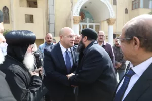 نائب محافظ الجيزة يزور مطرانية الأقباط الأرثوذكس بطموة للتهنئة بعيد الميلاد 67 - جريدة المساء