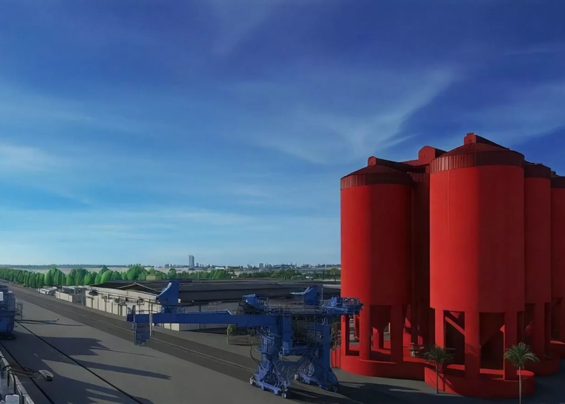 بدء إنشاء صوامع تخزين الأسمنت بمحطة سكاي بورتس متعددة الأغراض بميناء شرق بورسعيد 17 - جريدة المساء