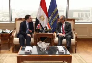 وزير الإتصالات وتكنولوجيا المعلومات يبحث مع سفير المملكة المتحدة بالقاهرة سبل التعاون المشترك 21 - جريدة المساء