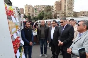 محافظ الجيزة يفتتح سوق اليوم الواحد في إمبابة 24 - جريدة المساء