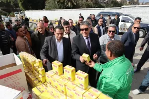 محافظ الجيزة يفتتح سوق اليوم الواحد في إمبابة 47 - جريدة المساء محافظ الجيزة يفتتح سوق اليوم الواحد في إمبابة 46 - جريدة المساء