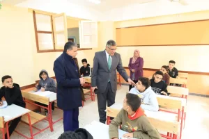 محافظ الجيزة يتفقد سير امتحانات الشهادة الإعدادية بمدارس العلم النافع بالهرم 24 - جريدة المساء