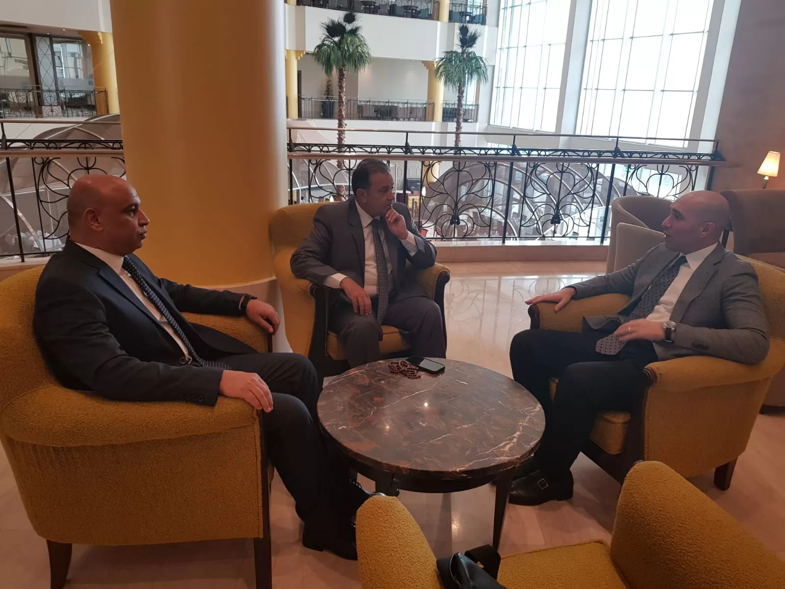 السفارة المصرية بطرابلس تستقبل وفد جامعة قنا 37 - جريدة المساء