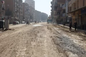 تطوير طريق جسر المنوات بالحوامدية بطول 2 كم 21 - جريدة المساء