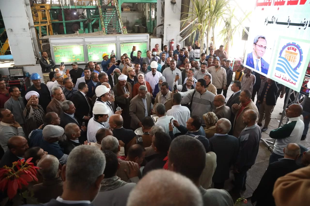 محافظ قنا يفتتح موسم عصير القصب لعام 2026 بمصنع سكر قوص 41 - جريدة المساء