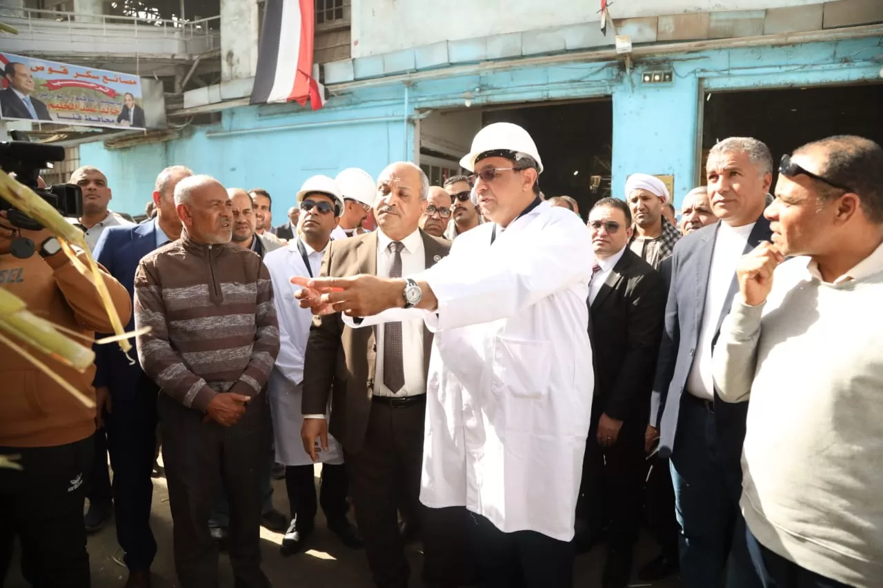 محافظ قنا يفتتح موسم عصير القصب لعام 2026 بمصنع سكر قوص 23 - جريدة المساء