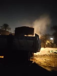 محافظة الجيزة : رفع 500 طن مخلفات من شارع الشباب بالهرم 21 - جريدة المساء