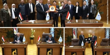 القومى للبحوث يستقبل وفدا صينيا من جامعة زيجيانج 1 - جريدة المساء