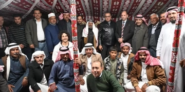 محافظ جنوب سيناء يلتقي مشايخ وعواقل وشباب بدو خليج العقبة 2 - جريدة المساء محافظ جنوب سيناء يلتقي مشايخ وعواقل وشباب بدو خليج العقبة 1 - جريدة المساء