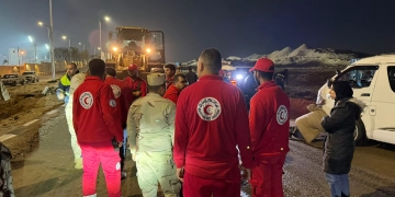 استجابة فورية من الهلال الأحمر لانفجار ماسورة مياه قرب المعرض 1 - جريدة المساء