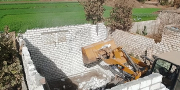 إزالة التعديات على الأراضي الزراعية والمتغيرات المكانية بالمنوفية 1 - جريدة المساء