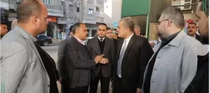 تحرك عاجل من محافظ الشرقية لمعاينة هبوط محدود في تحرك عاجل من محافظ الشرقية لمعاينة هبوط محدود في