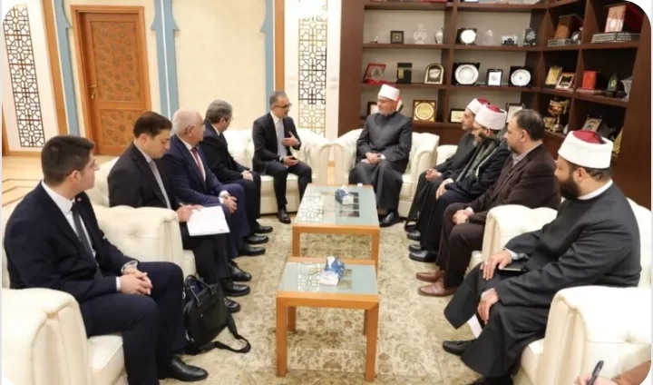 مفتي الجمهورية يبحث مع وفد أذربيجاني تعزيز التعاون في مجالات الإفتاء 20 - جريدة المساء مفتي الجمهورية يبحث مع وفد أذربيجاني تعزيز التعاون في مجالات الإفتاء 19 - جريدة المساء