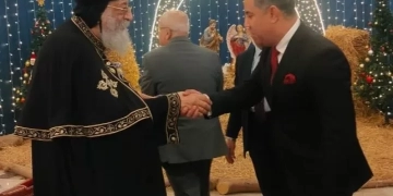 فوزي يقدم تهنئة الشباب والرياضة للبابا تواضروس بـ عيد الميلاد 1 - جريدة المساء