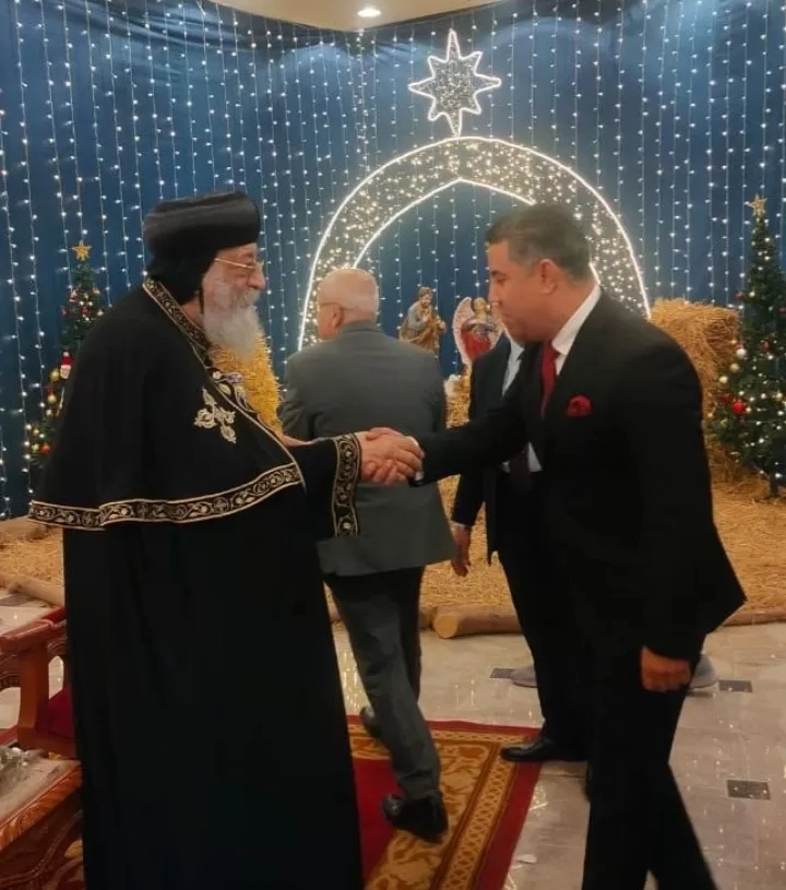 فوزي يقدم تهنئة الشباب والرياضة للبابا تواضروس بـ عيد الميلاد 19 - جريدة المساء