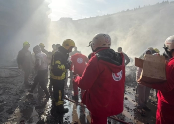 الهلال الأحمر يتدخل لدعم المصابين في حريق الزرايب 63 - جريدة المساء
