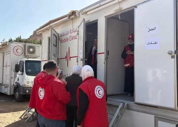 ضمن قوافل الهلال الأحمر الطبية