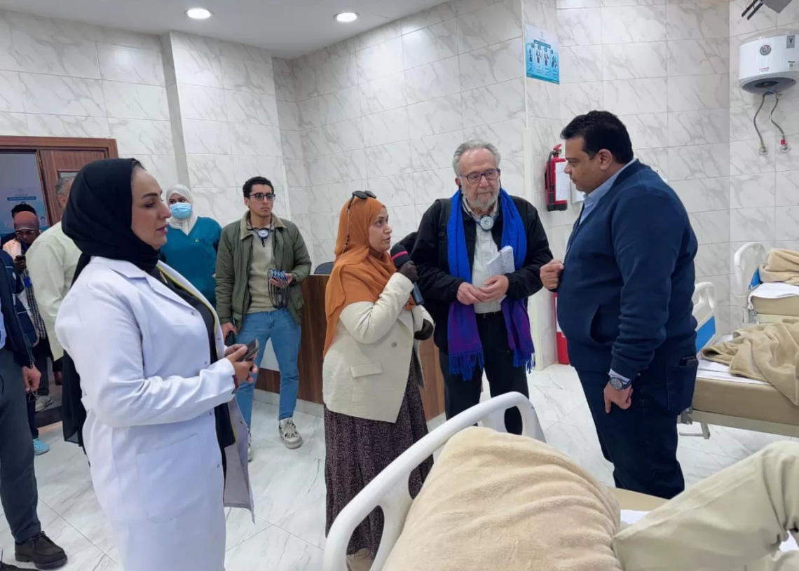 هيئة الرعاية الصحية بأسوان تستقبل وفد الأمم المتحدة 19 - جريدة المساء