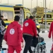 فرق الهلال الأحمر تستقبل دفعة جديدة من الأشقاء المصابين