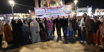 افتتاح معرض المشغولات اليدوية والحرفية الصغيرة بمنطقة السوق التجارى القديم بشرم الشيخ 1 - جريدة المساء