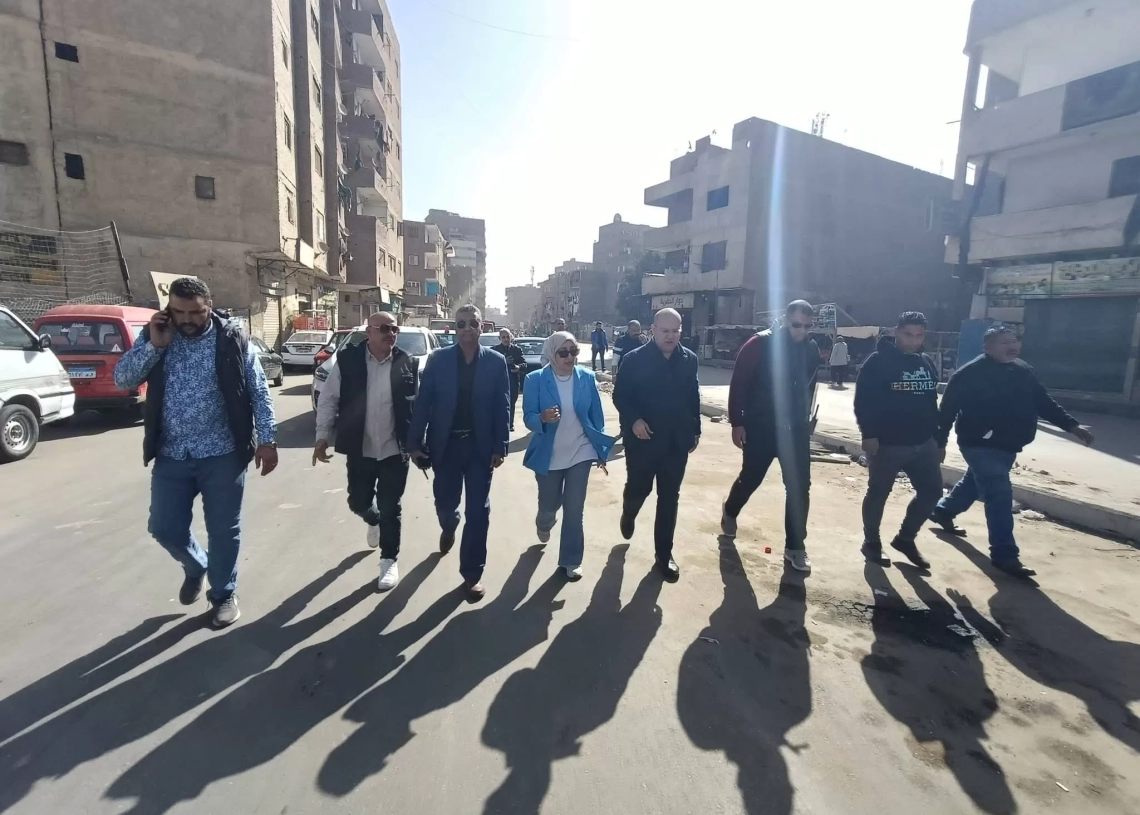 نائب محافظ الجيزة يتابع ميدانيا أعمال المرافق بمشروع تطوير طريق الحفرية بمركز أوسيم 19 - جريدة المساء
