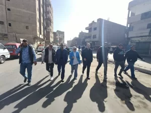 نائب محافظ الجيزة يتابع ميدانيا أعمال المرافق بمشروع تطوير طريق الحفرية بمركز أوسيم 23 - جريدة المساء