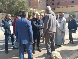 نائب محافظ الجيزة يتابع ميدانيا أعمال المرافق بمشروع تطوير طريق الحفرية بمركز أوسيم 35 - جريدة المساء