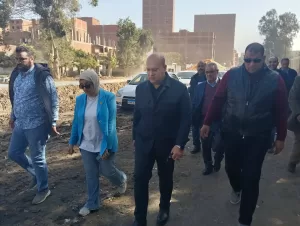 نائب محافظ الجيزة يتابع ميدانيا أعمال المرافق بمشروع تطوير طريق الحفرية بمركز أوسيم 31 - جريدة المساء