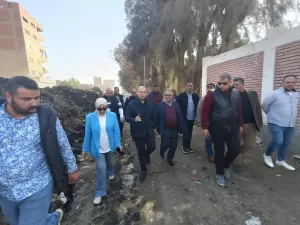 نائب محافظ الجيزة يتابع ميدانيا أعمال المرافق بمشروع تطوير طريق الحفرية بمركز أوسيم 39 - جريدة المساء